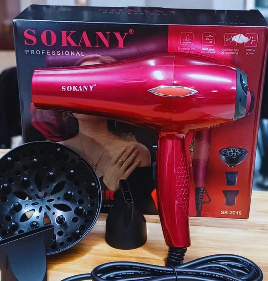 Secador De Pelo Sokany 3 Velocidades